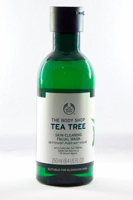 the body shop tea tree skin clearing wash skincare acne 